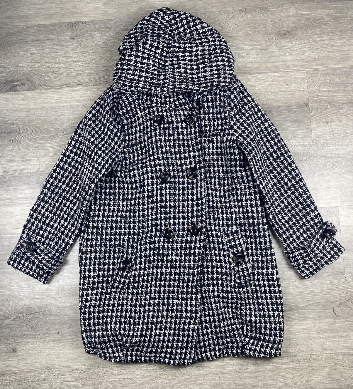 Japanese Brand TK The Shop By Takeo Kikuchi Hoodie Knitted Coats Jacket Size S / US 4 / IT 40 - 1 Thumbnail