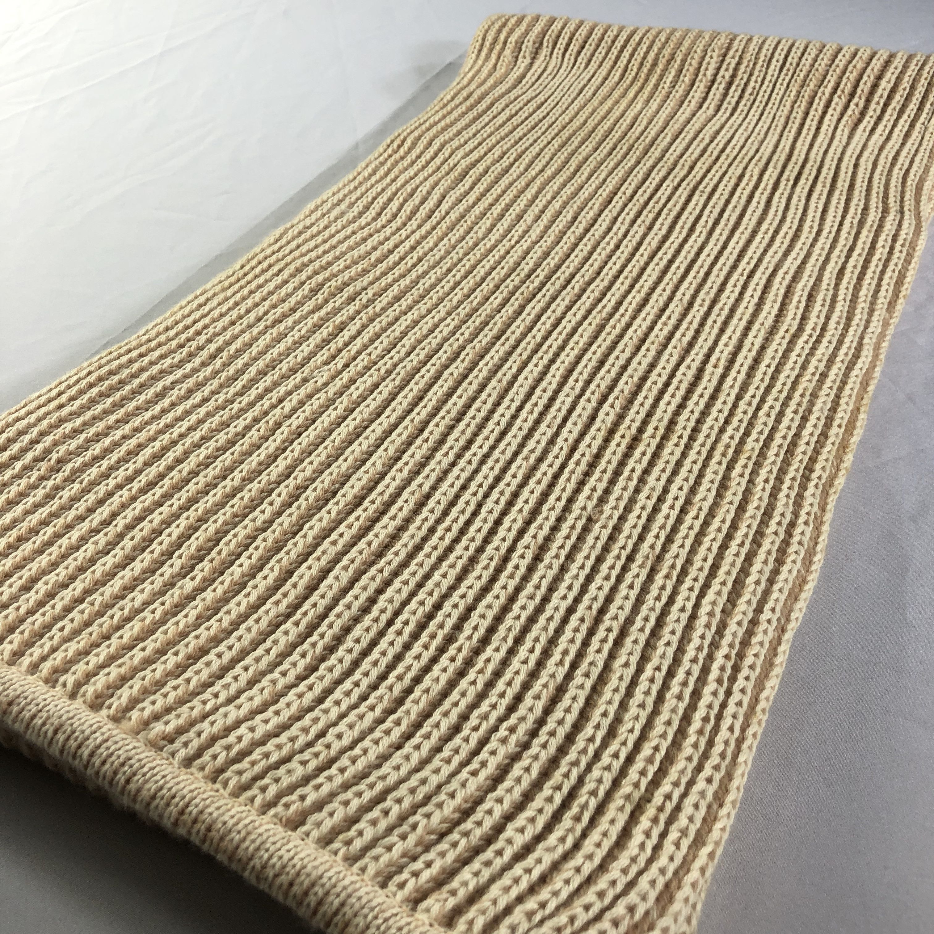Vintage Accento made in Italy Pleated Wool Scarf Muffler V1456 Size ONE SIZE - 3 Thumbnail