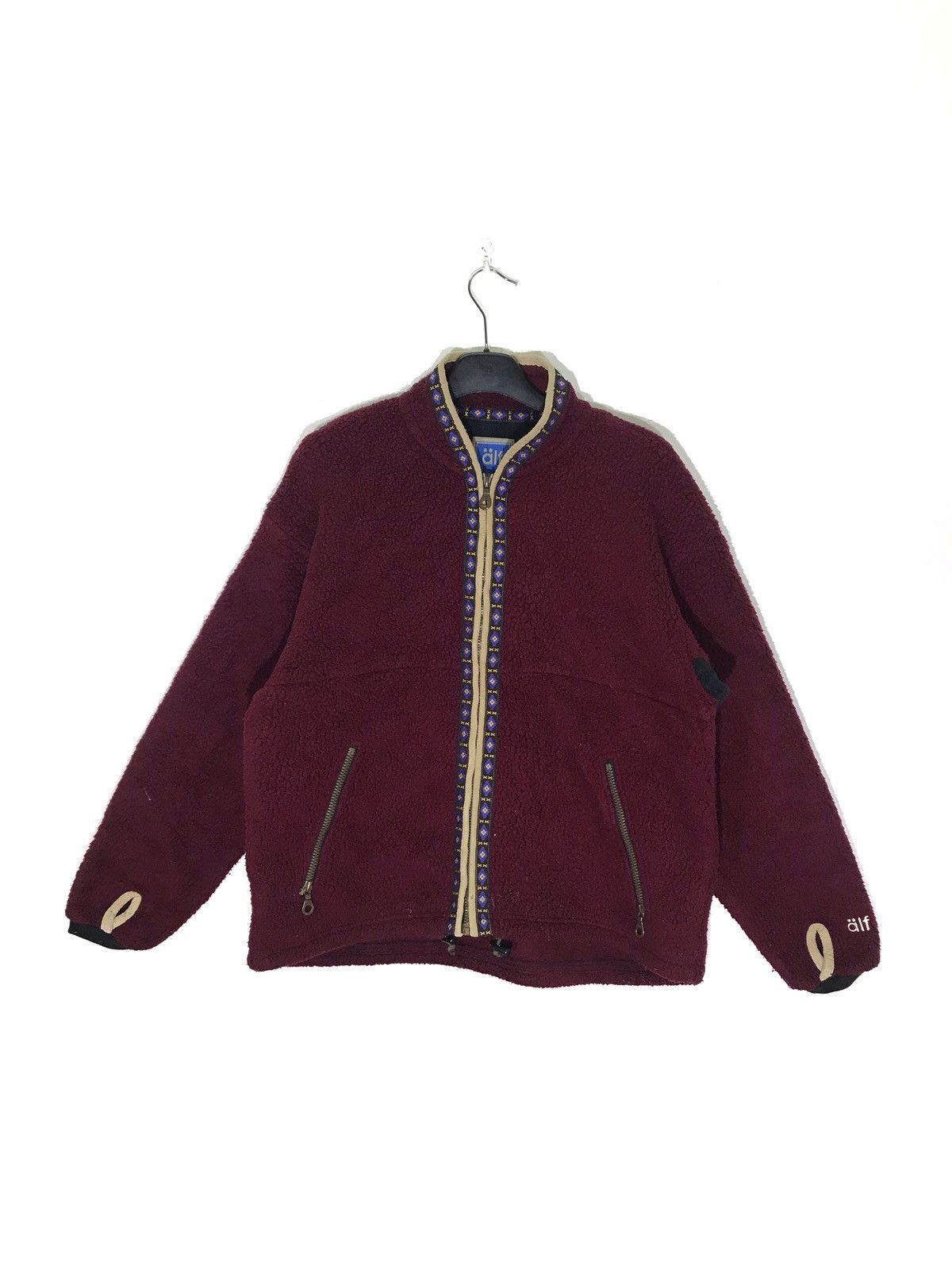 Polartec × Vintage Made In Usa Vintage 90s Zipper Alf Fleece Sweater Size US M / EU 48-50 / 2 - 3 Thumbnail