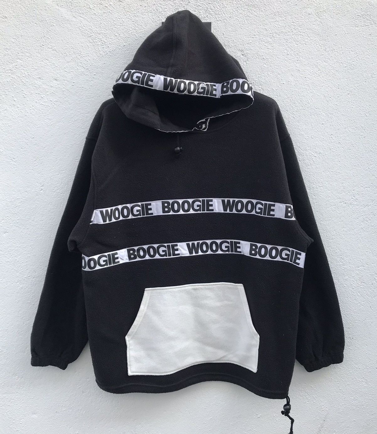 Japanese Brand × Vintage Woogie Boogie Street Fleece Hoodie Sweatshirt Size US L / EU 52-54 / 3 - 1 Thumbnail