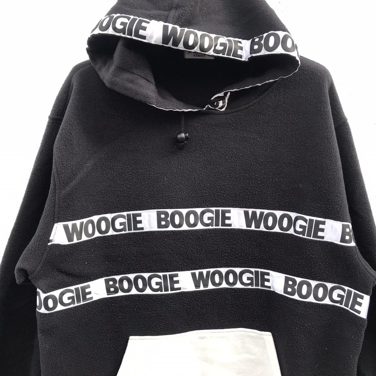 Japanese Brand × Vintage Woogie Boogie Street Fleece Hoodie Sweatshirt Size US L / EU 52-54 / 3 - 2 Thumbnail