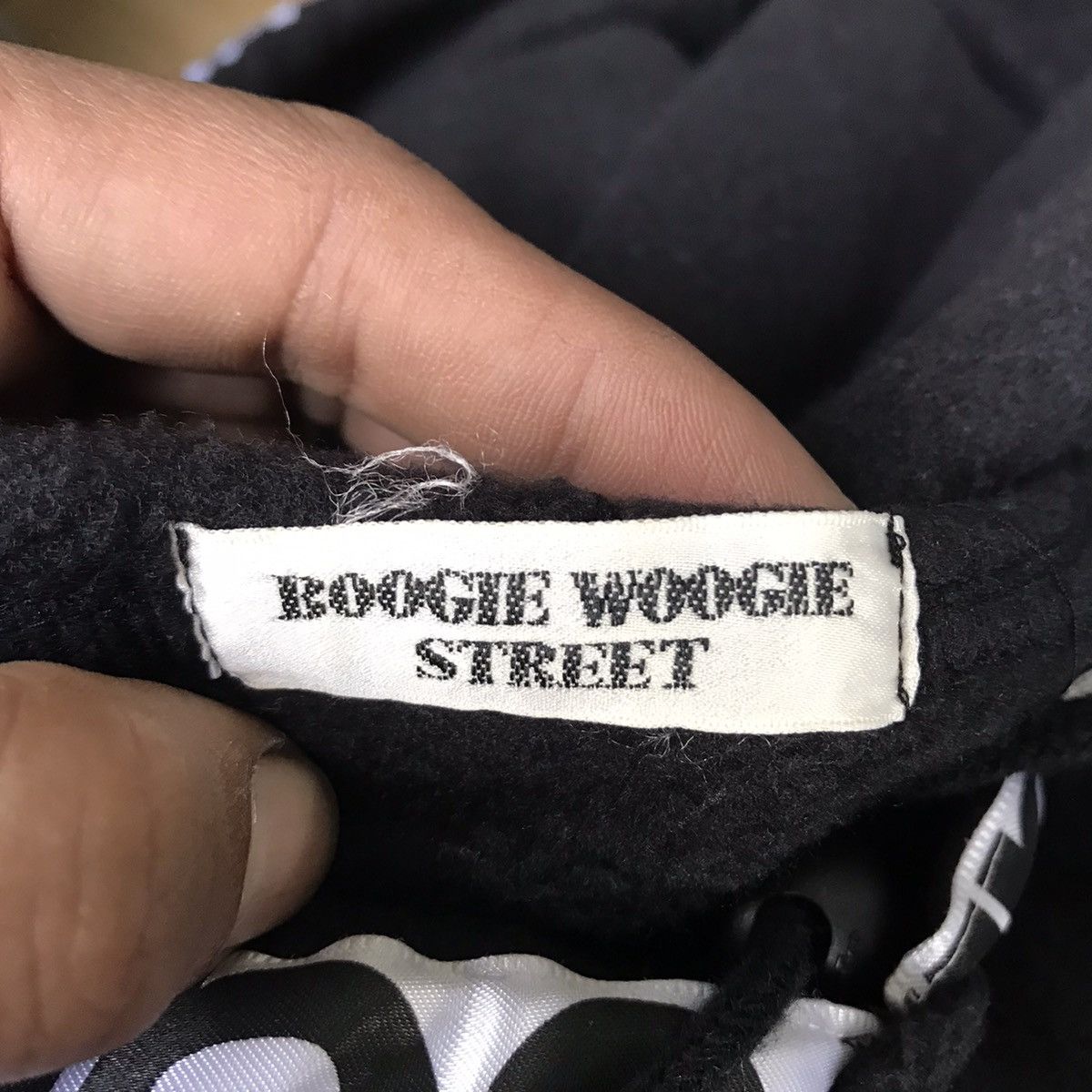 Japanese Brand × Vintage Woogie Boogie Street Fleece Hoodie Sweatshirt Size US L / EU 52-54 / 3 - 4 Thumbnail