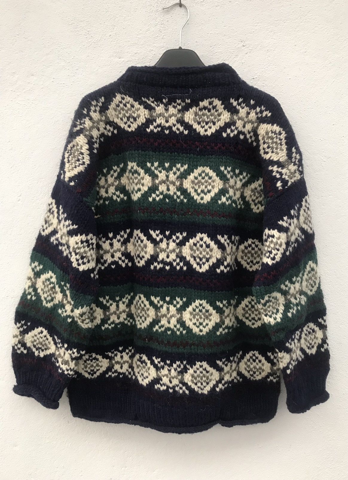 Native × Vintage Vintage Indian Weavings Native Navajo Wool Sweater Size US L / EU 52-54 / 3 - 4 Thumbnail