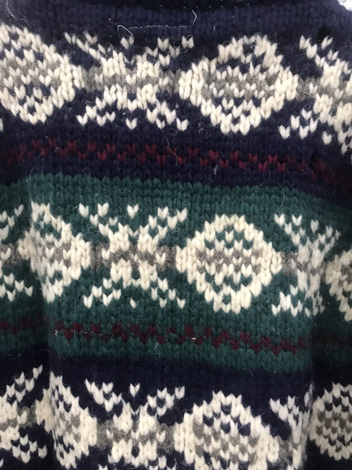 Native × Vintage Vintage Indian Weavings Native Navajo Wool Sweater Size US L / EU 52-54 / 3 - 6 Thumbnail