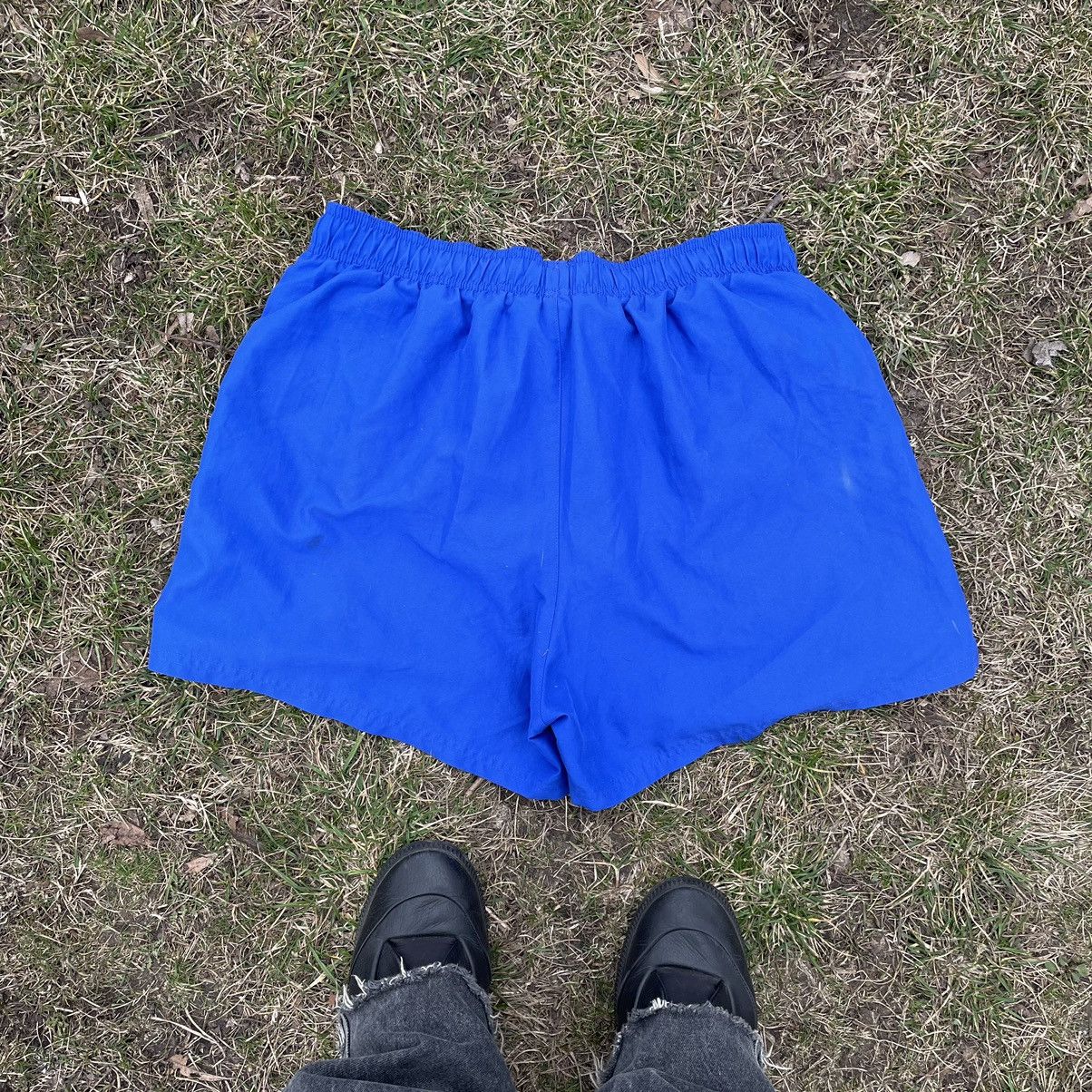Vintage Vintage Y2K Nike Swoosh Shorts Royal Blue Skate Streetwear 3 Size US 34 / EU 50 - 8 Thumbnail