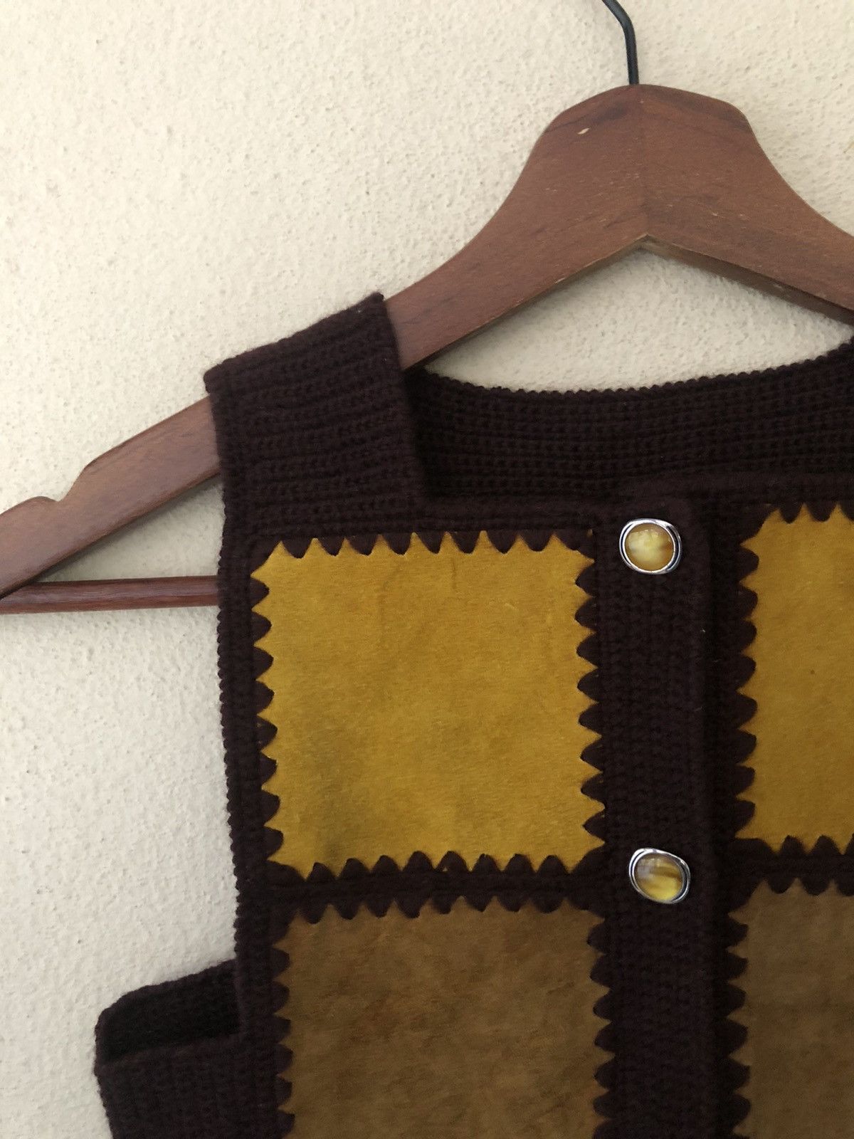 Vintage Vintage Patchwork Vest Size US XS / EU 42 / 0 - 5 Thumbnail