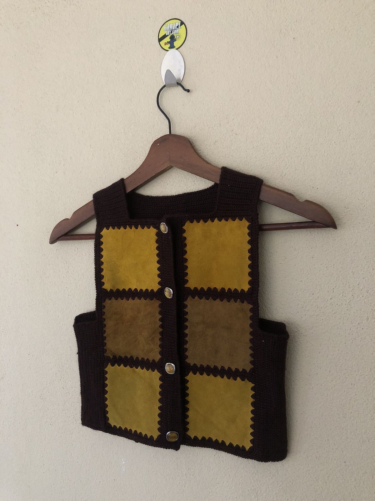 Vintage Vintage Patchwork Vest Size US XS / EU 42 / 0 - 2 Thumbnail