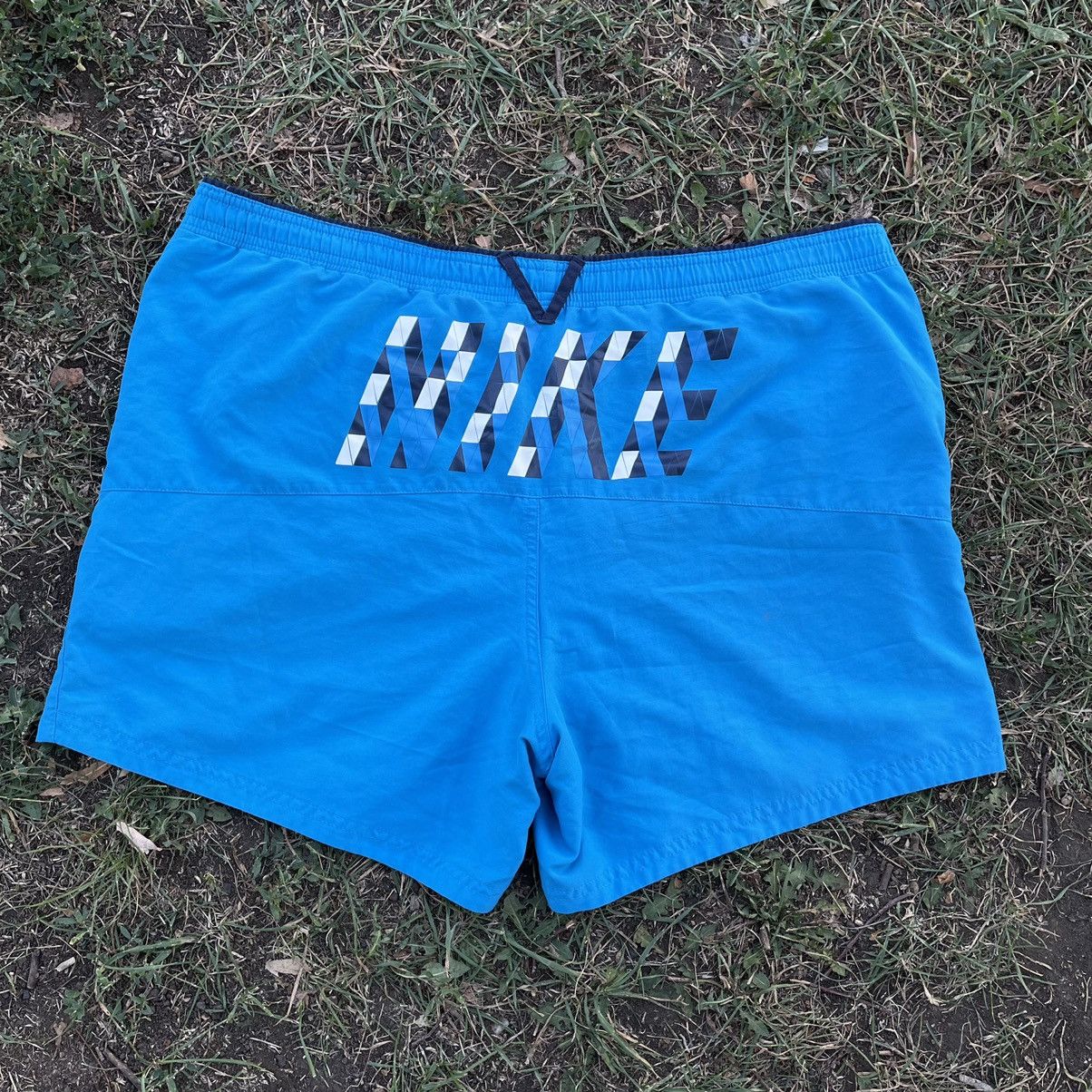 Vintage Vintage 90s Nike Swoosh Shorts Y2K Streetwear Blue Washed 36 Size US 36 / EU 52 - 6 Thumbnail