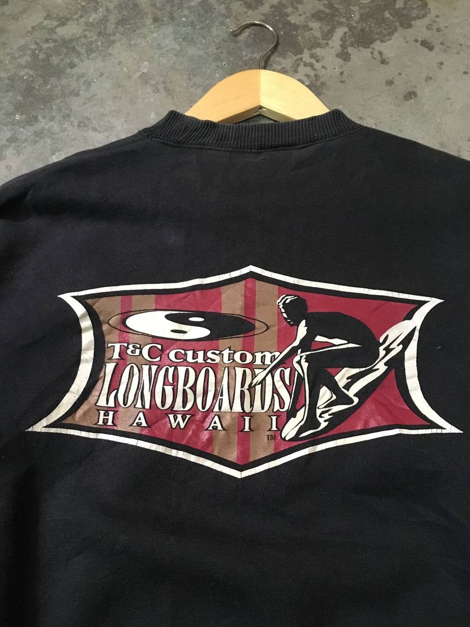 Japanese Brand Vintage T&C Custom Longboards Hawaii Sweatshirt Surf Style Size US M / EU 48-50 / 2 - 7 Thumbnail