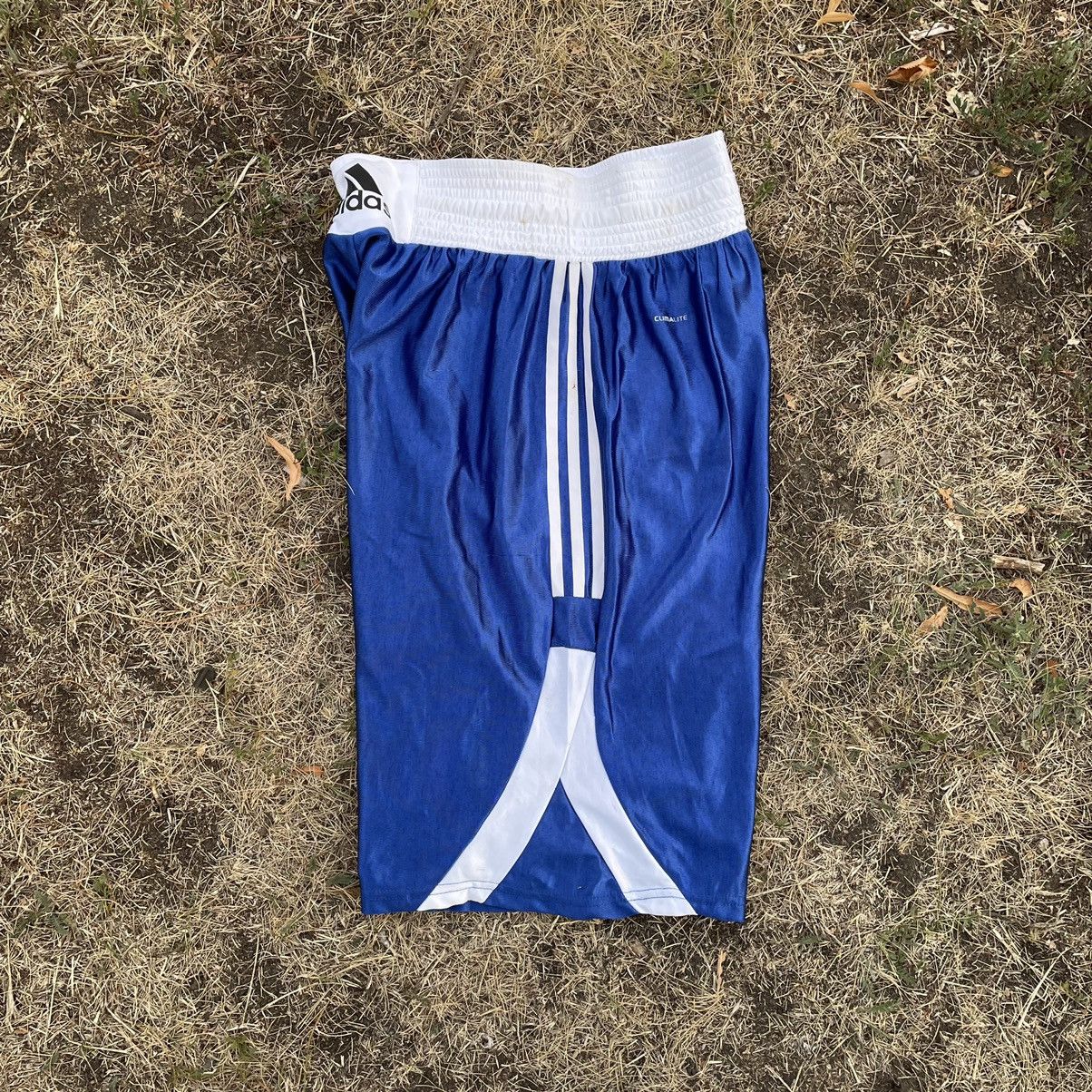Vintage Vintage Y2K Adidas Baggy Box Logo Shorts Streetwear Faded 36 Size US 36 / EU 52 - 6 Thumbnail