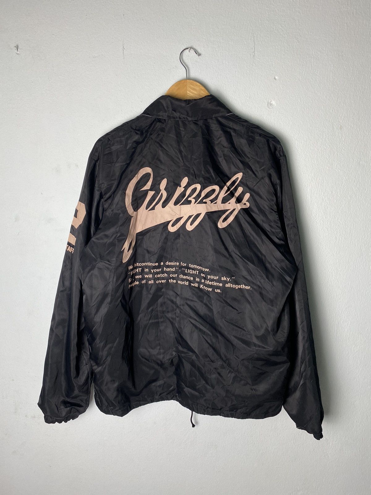 Japanese Brand × Sports Specialties Vintage Grizzly Racing Team Staff Arai Riversible Jacket Size US L / EU 52-54 / 3 - 5 Thumbnail
