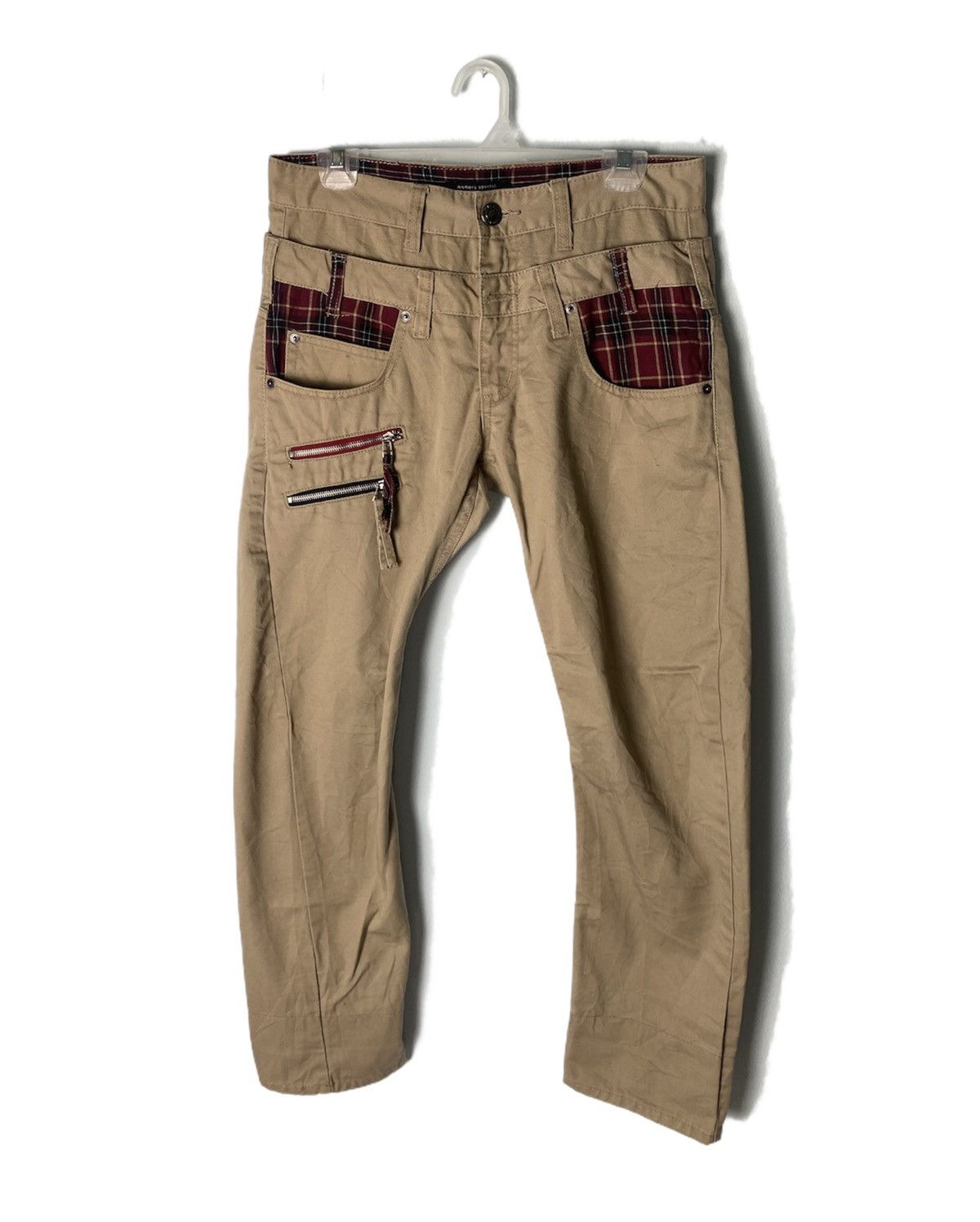 Japanese Brand × Seditionaries Rare🔥Double Waist Memory Special Pant Nice Design Size US 31 - 1 Thumbnail