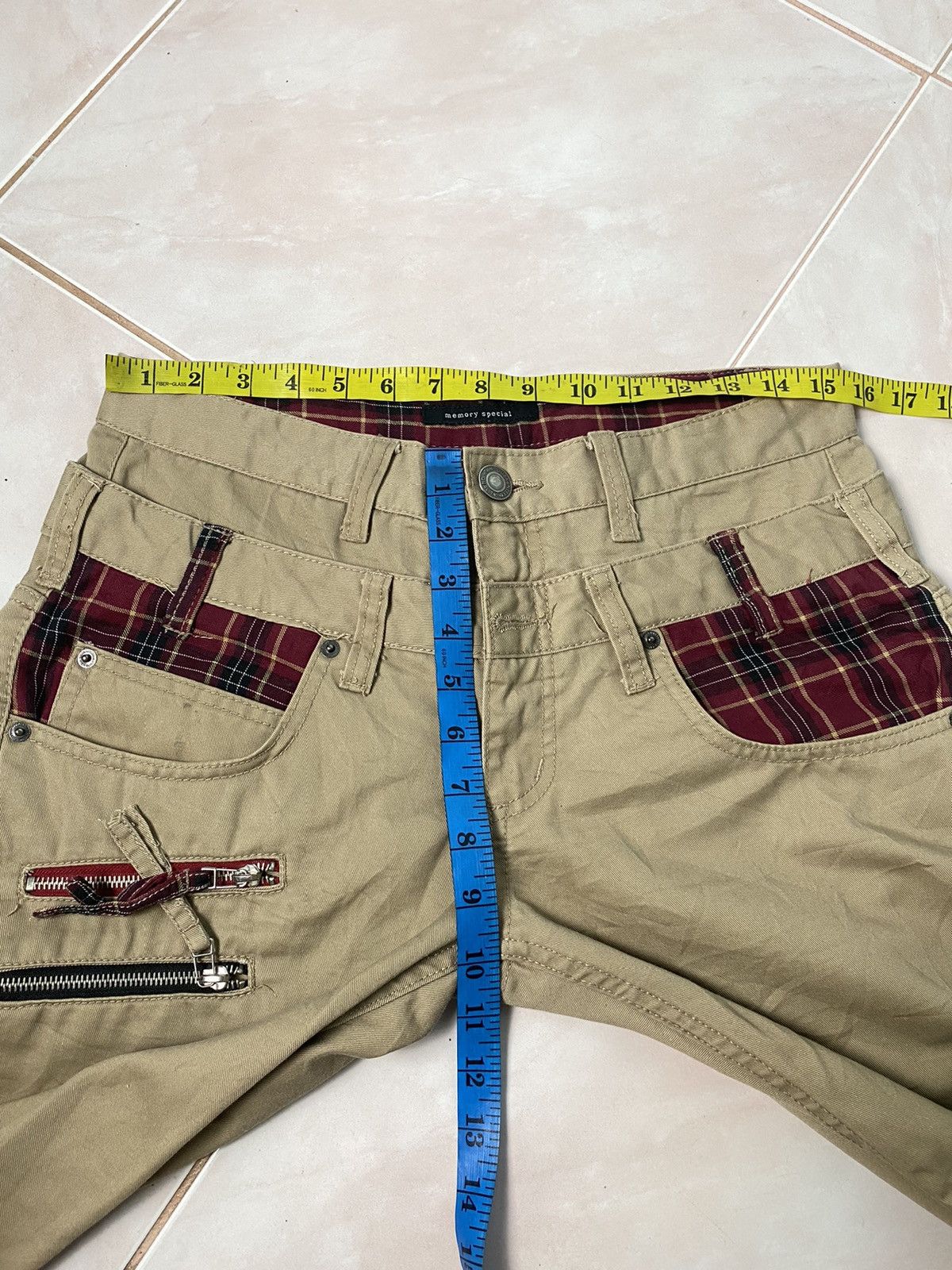 Japanese Brand × Seditionaries Rare🔥Double Waist Memory Special Pant Nice Design Size US 31 - 13 Thumbnail
