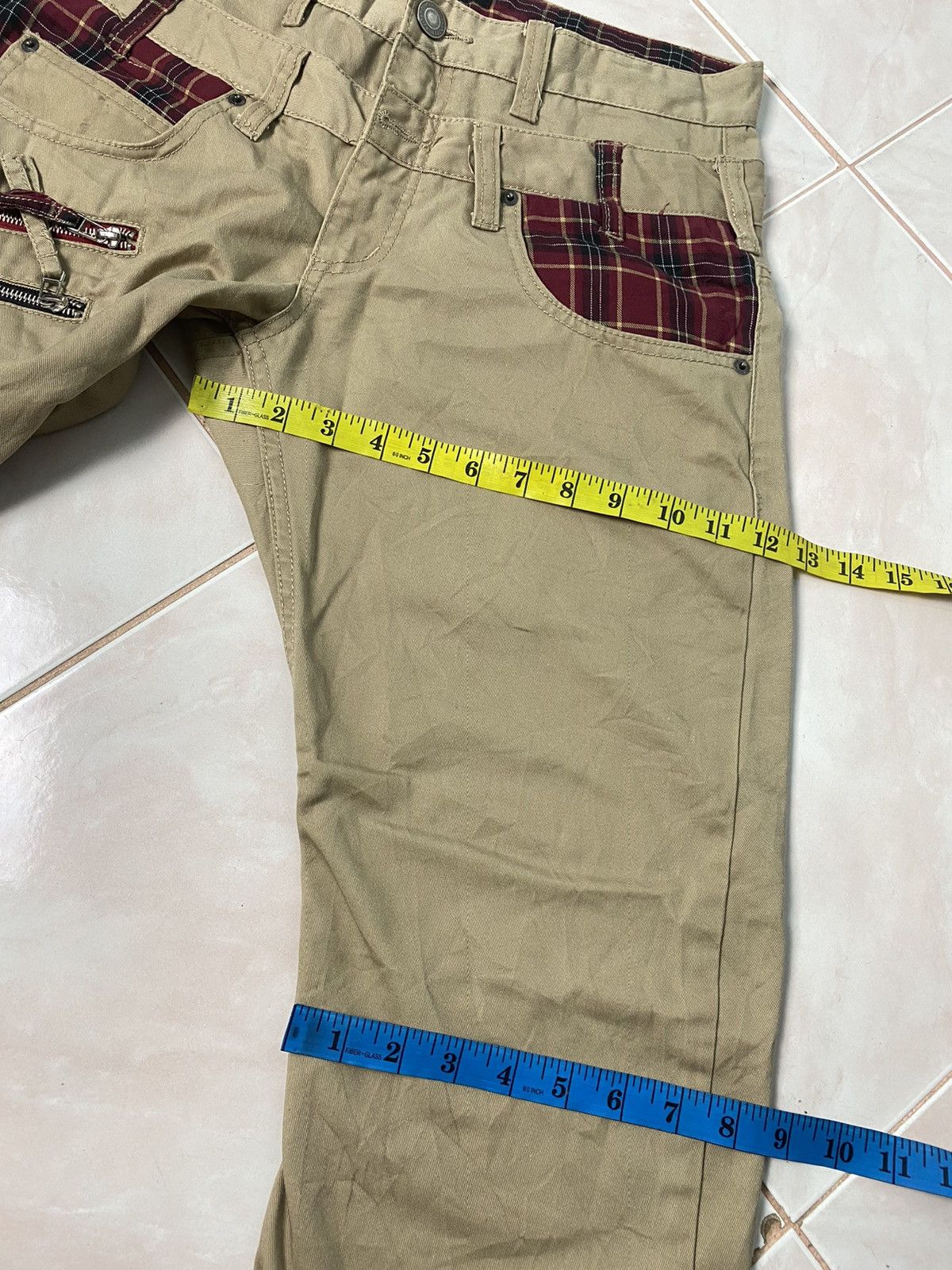 Japanese Brand × Seditionaries Rare🔥Double Waist Memory Special Pant Nice Design Size US 31 - 14 Thumbnail