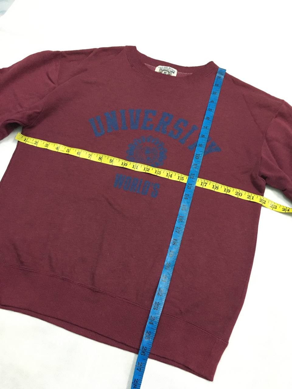 Vintage Vintage University Worlds Sweatshirt Size US L / EU 52-54 / 3 - 7 Thumbnail