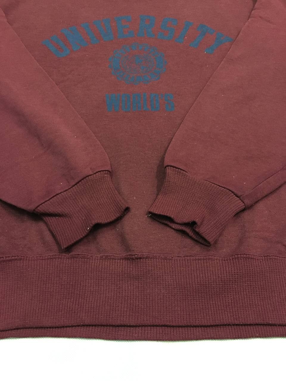 Vintage Vintage University Worlds Sweatshirt Size US L / EU 52-54 / 3 - 4 Thumbnail