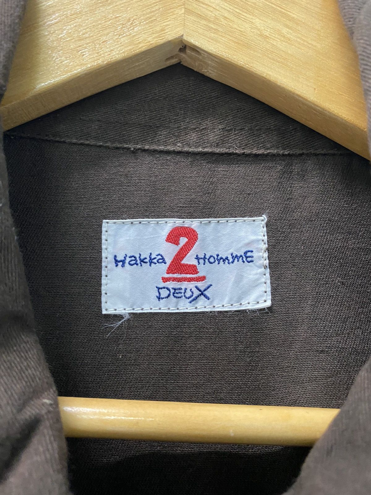 Designer × Japanese Brand × Vintage Vintage Hakka Homme Spell Out Embroidery Jacket Size US L / EU 52-54 / 3 - 7 Thumbnail