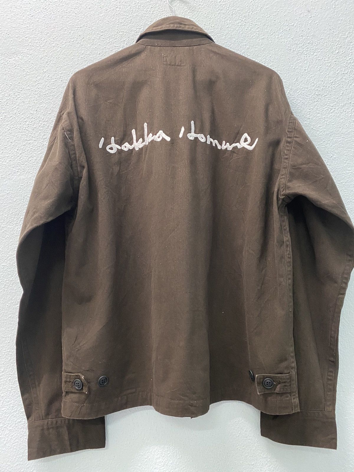 Designer × Japanese Brand × Vintage Vintage Hakka Homme Spell Out Embroidery Jacket Size US L / EU 52-54 / 3 - 12 Thumbnail