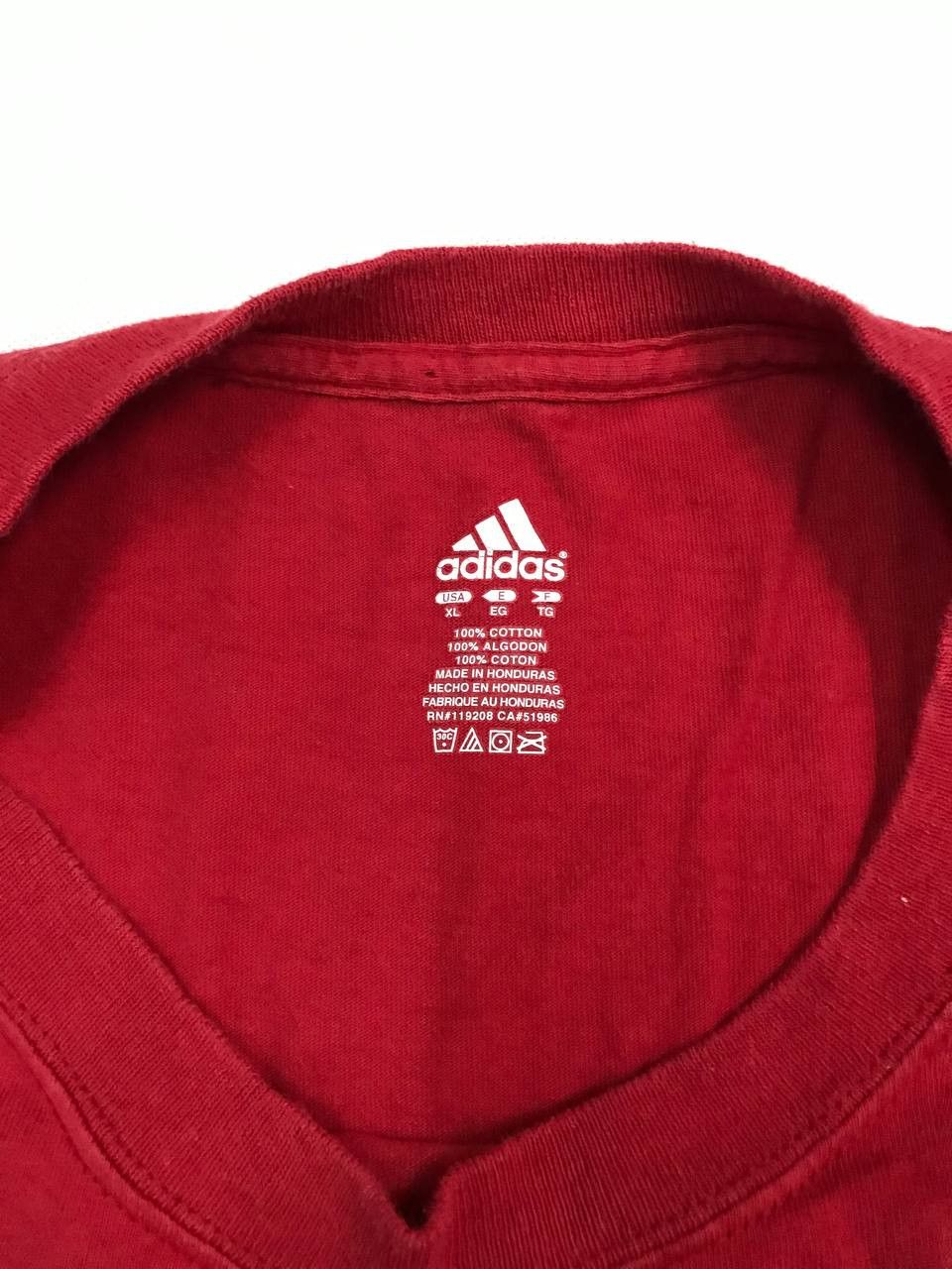 Adidas × Vintage Adidas Alabama Crimson Tide Long Sleeve Tee Size US XL / EU 56 / 4 - 4 Thumbnail