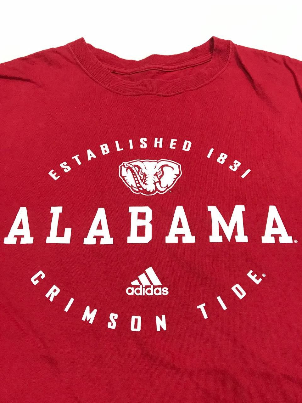 Adidas × Vintage Adidas Alabama Crimson Tide Long Sleeve Tee Size US XL / EU 56 / 4 - 2 Thumbnail