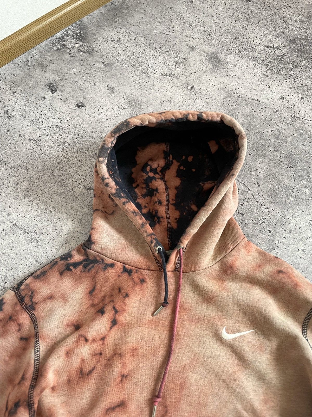 Nike × Vintage Vintage Nike Custom Y2K Embroidered Swoosh Hoodie Size US M / EU 48-50 / 2 - 4 Thumbnail