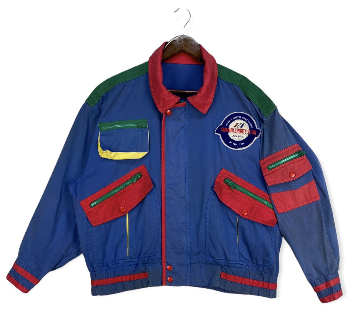 Vintage Yamaha Sport Scene Jacket Multicolor