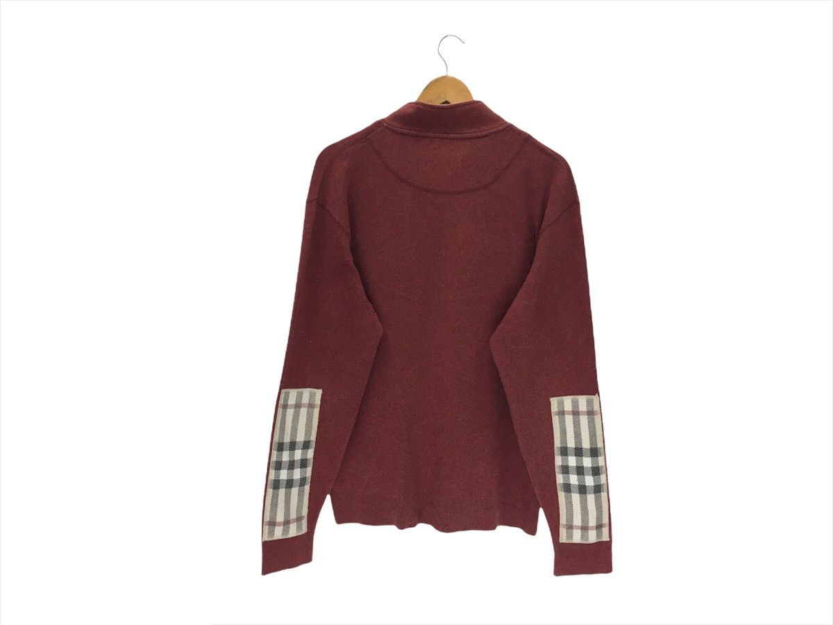 Burberry × Burberry Prorsum Burberry Nova Check Half Zipper Sweatshirt Size US M / EU 48-50 / 2 - 2 Thumbnail