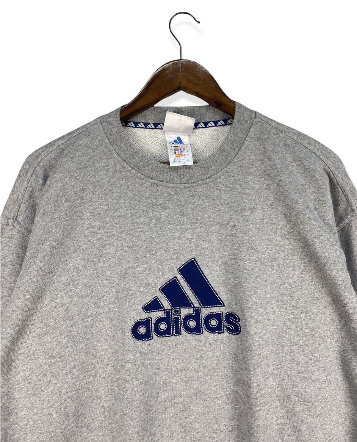 Adidas Vintage 90s Adidas Sweatshirt Size US L / EU 52-54 / 3 - 2 Thumbnail