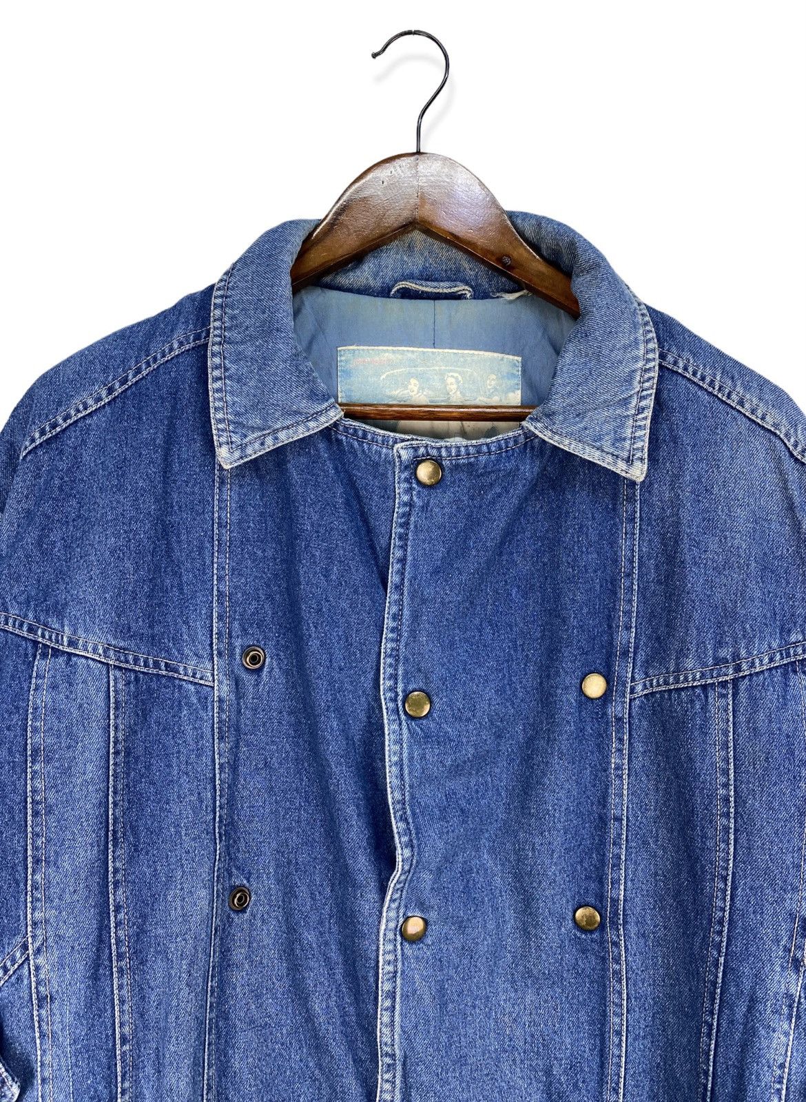 Japanese Brand Vintage John Werry Denim Jacket Size US XL / EU 56 / 4 - 2 Thumbnail