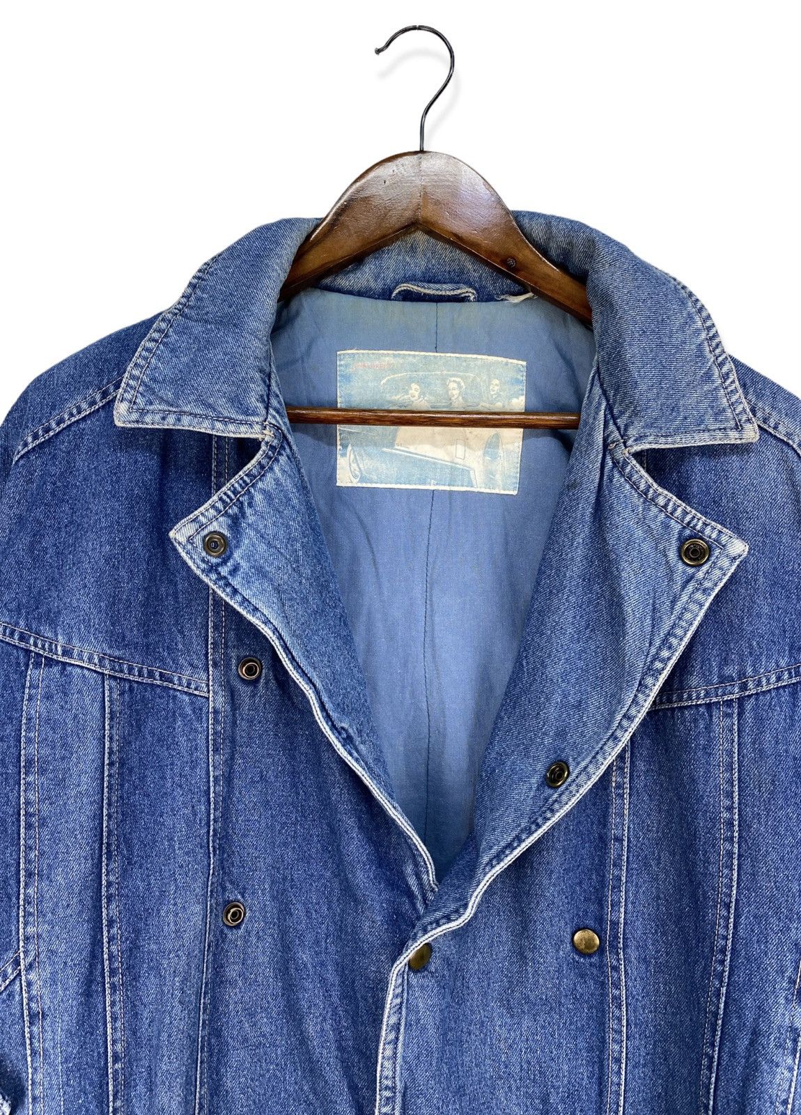 Japanese Brand Vintage John Werry Denim Jacket Size US XL / EU 56 / 4 - 3 Thumbnail