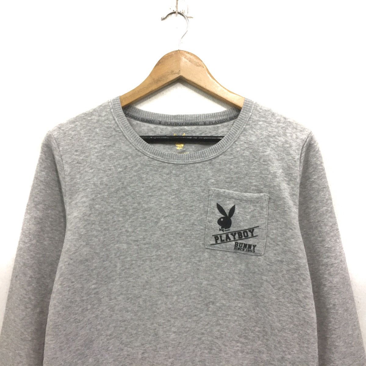 Playboy × Vintage Playboy Sweatshirt Crewneck PB by Playboy Bunny Head Size US S / EU 44-46 / 1 - 3 Thumbnail