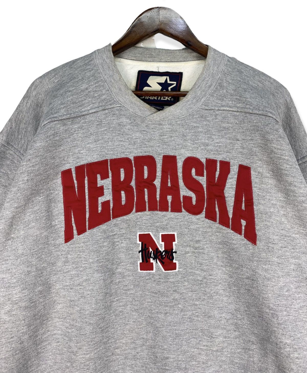 Starter Vintage Nebraska Huskers Sweatshirt Size US L / EU 52-54 / 3 - 2 Thumbnail