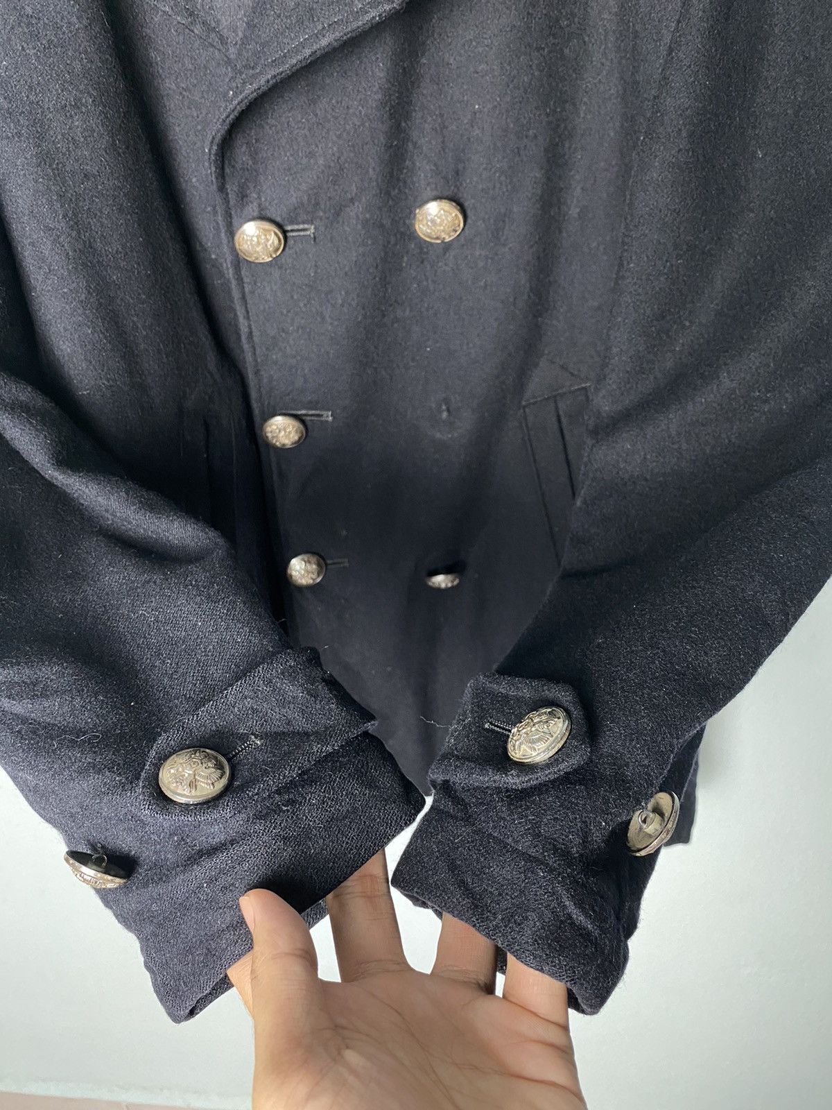Designer × Paul Smith Paul Smith Double Breasted Wool Coat Size US S / EU 44-46 / 1 - 8 Thumbnail