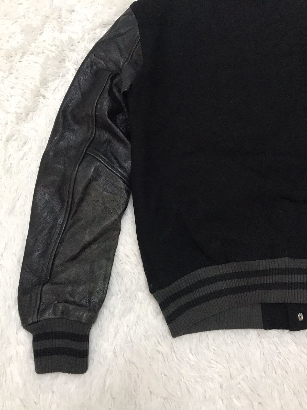 Franklin & Marshall Vtg Franklin Marshall Varsity Jacket Leather Sleeve Size US M / EU 48-50 / 2 - 9 Thumbnail