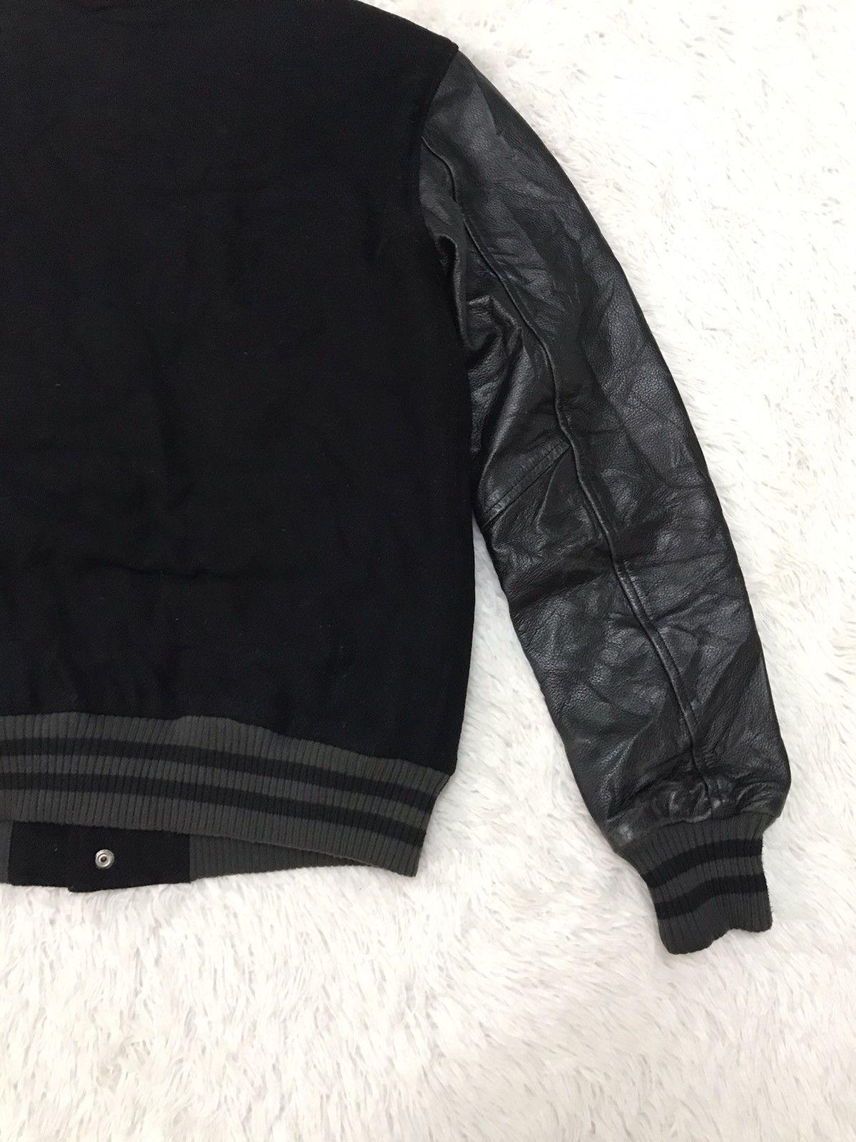 Franklin & Marshall Vtg Franklin Marshall Varsity Jacket Leather Sleeve Size US M / EU 48-50 / 2 - 10 Thumbnail
