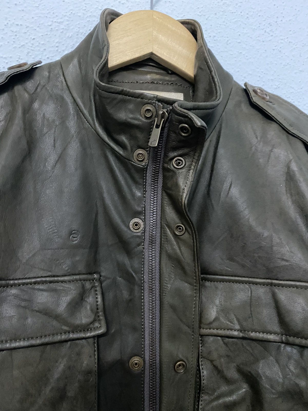Beams Plus × Designer × Japanese Brand Vintage Beams Lights Leather Jacket Size US S / EU 44-46 / 1 - 5 Thumbnail