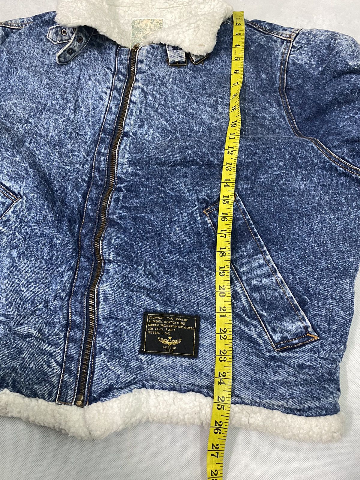 Vintage Vintage Hot Crew Sherpa Denim Jacket Size US L / EU 52-54 / 3 - 19 Thumbnail