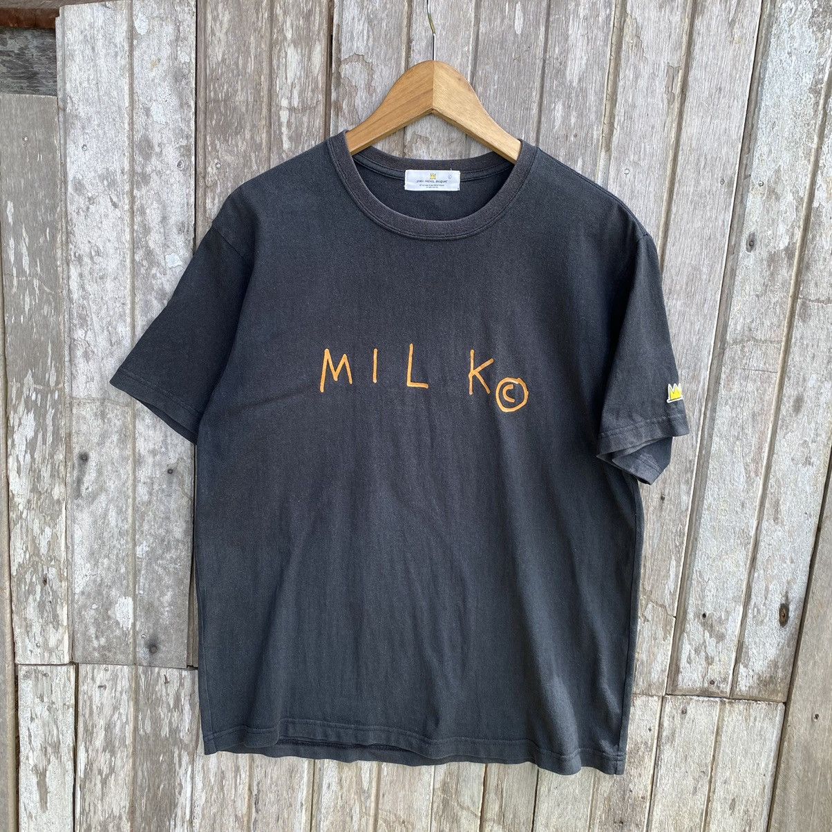 Jean-Michel Basquiat Thrashed Faded Vintage Y2K Jean-Michel Basquiat ERD ART TEE Size US L / EU 52-54 / 3 - 1 Thumbnail