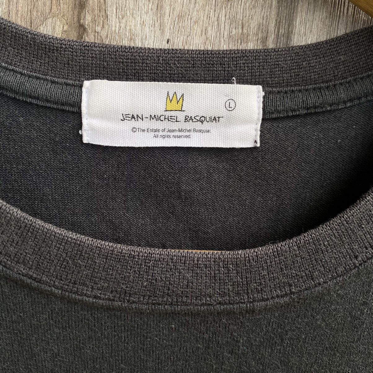 Jean-Michel Basquiat Thrashed Faded Vintage Y2K Jean-Michel Basquiat ERD ART TEE Size US L / EU 52-54 / 3 - 3 Thumbnail