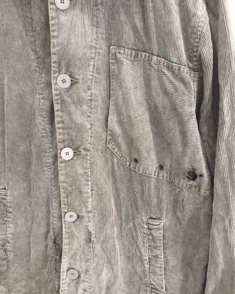 Designer Vintage Distressed Allix Utility tcorduroy Jacket Size US L / EU 52-54 / 3 - 3 Thumbnail