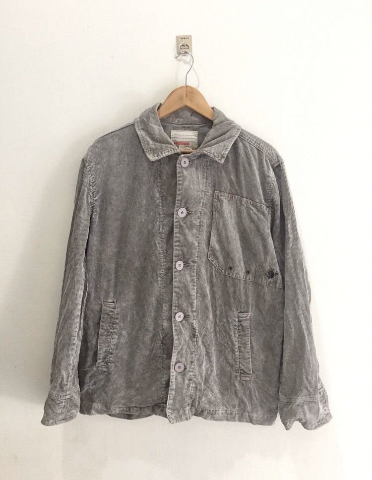 Designer Vintage Distressed Allix Utility tcorduroy Jacket Size US L / EU 52-54 / 3 - 1 Thumbnail
