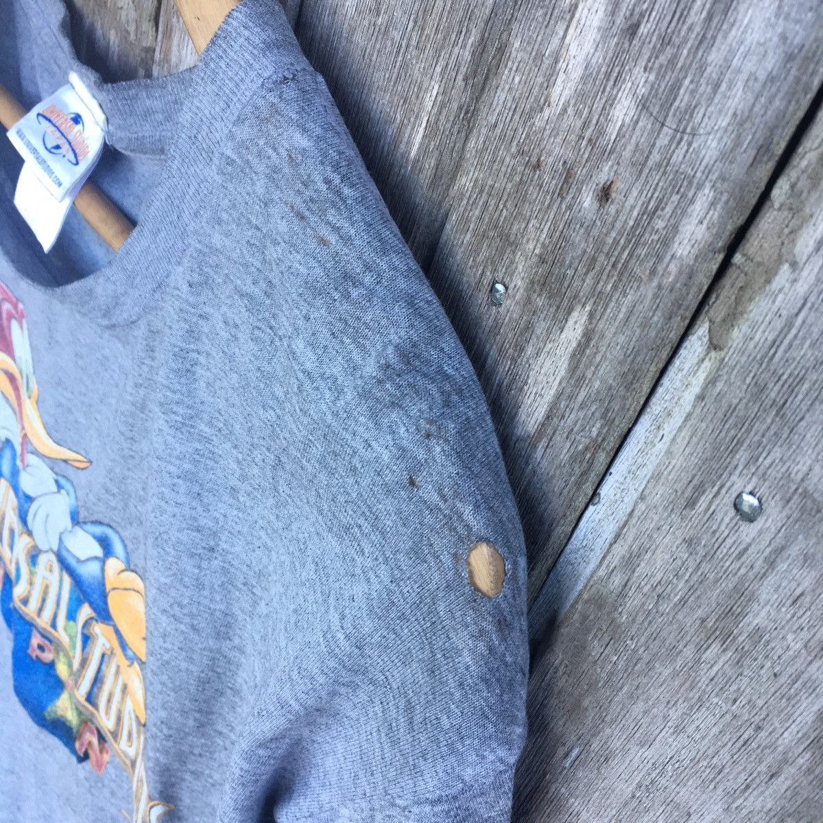 Cartoon Network Thrashed Faded Vintage Y2K Woody Woodpecker ERD GRUNGE TEE Size US L / EU 52-54 / 3 - 7 Thumbnail
