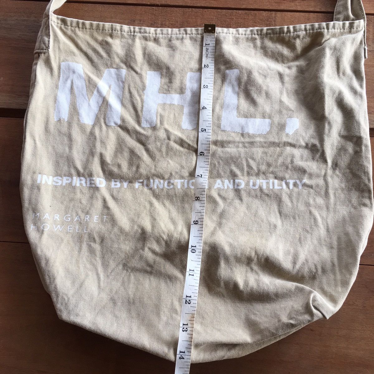 Margaret Howell Vintage MHL Inspired Designer ERD GRUNGE THRASHED TOTE BAG Size ONE SIZE - 4 Thumbnail
