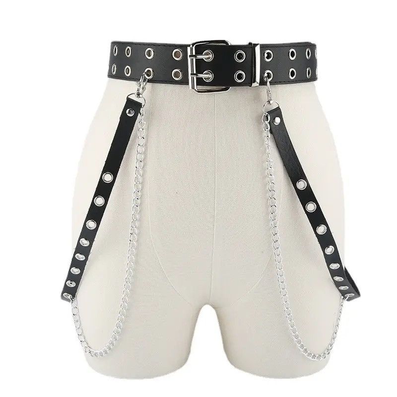 Other Gothic Double-breasted Buttonhole Belt Size ONE SIZE - 1 Thumbnail