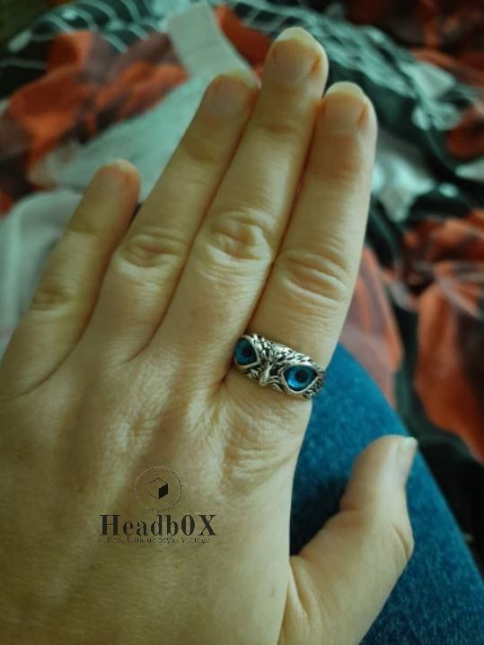 Jewelry Vintage Owl Ring Size ONE SIZE - 3 Thumbnail