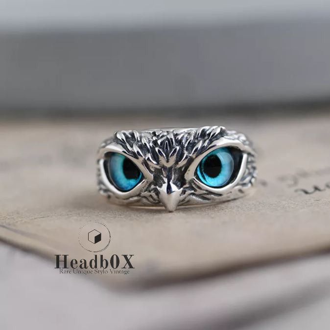 Jewelry Vintage Owl Ring Size ONE SIZE - 1 Thumbnail