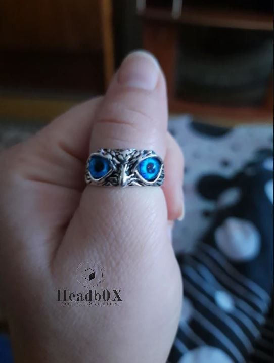 Jewelry Vintage Owl Ring Size ONE SIZE - 4 Thumbnail