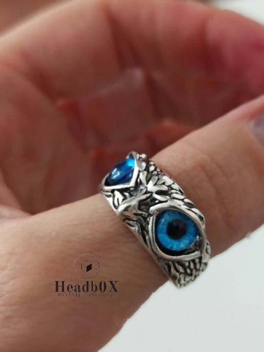 Jewelry Vintage Owl Ring Size ONE SIZE - 2 Thumbnail