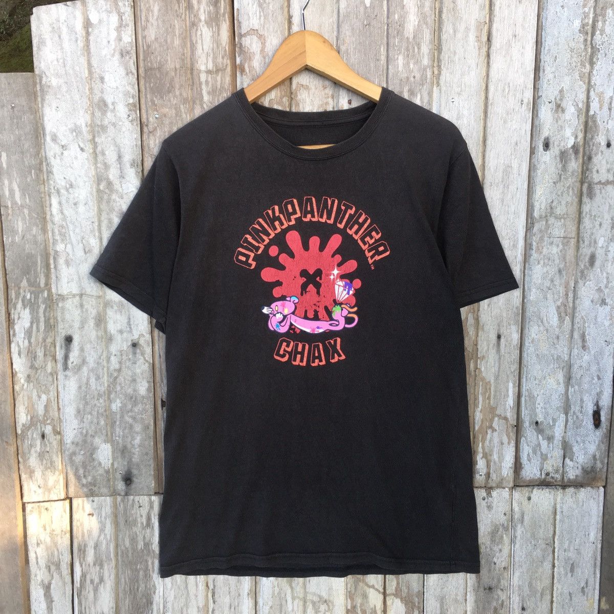 Cartoon Network Thrashed faded pink panther ERD GRUNGE VINTAGE TEE Size US M / EU 48-50 / 2 - 2 Thumbnail