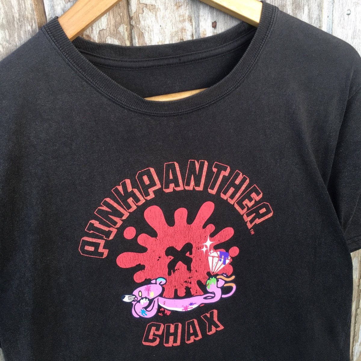 Cartoon Network Thrashed faded pink panther ERD GRUNGE VINTAGE TEE Size US M / EU 48-50 / 2 - 3 Thumbnail